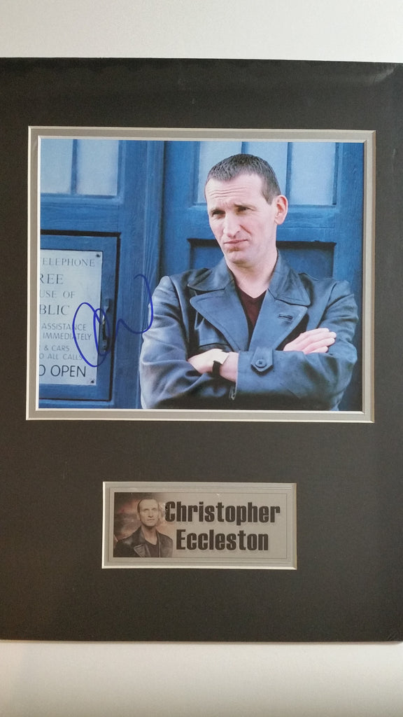 Signed photo of Christopher Eccleston