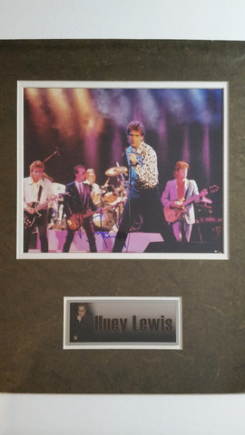 Signed photo of Huey Lewis
