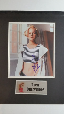 Signed photo of Drew Barrymore