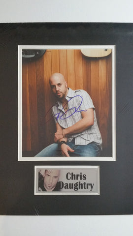 Signed photo of Chris Daughtry
