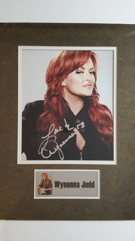 Signed photo of Wynonna Judd