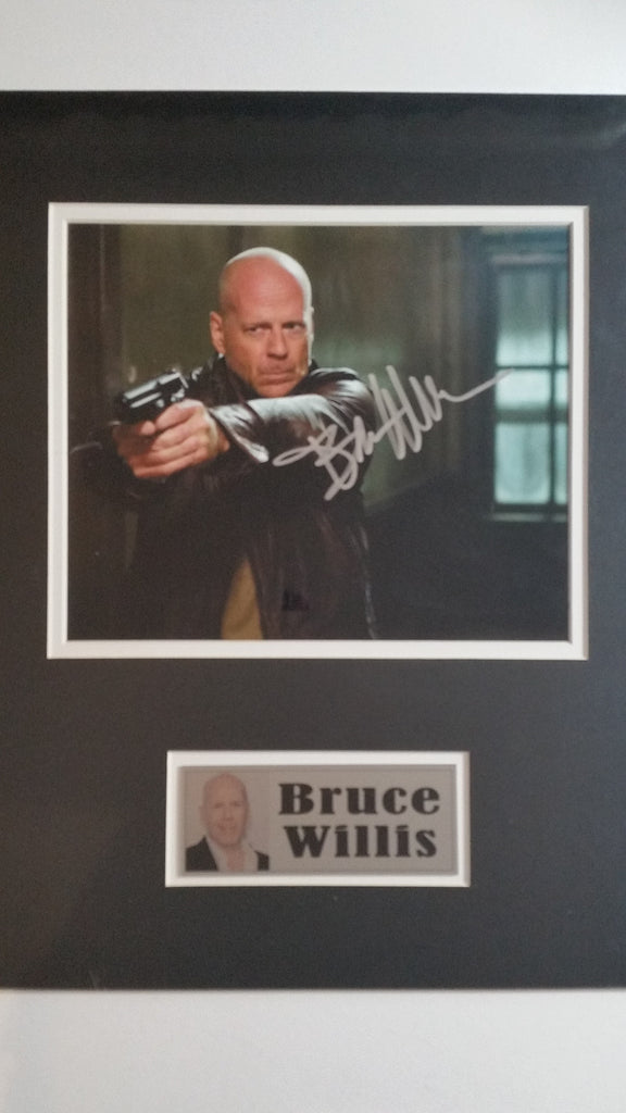 Signed photo of Bruce Willis