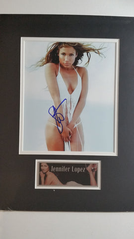 Signed photo of Jennifer Lopez