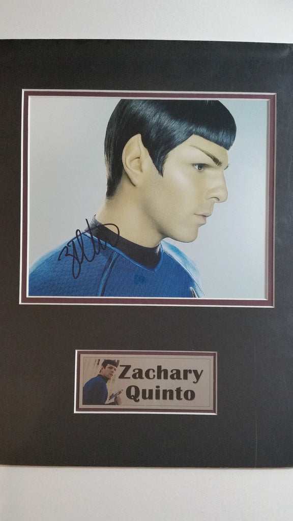Signed photo of Zachary Quinto