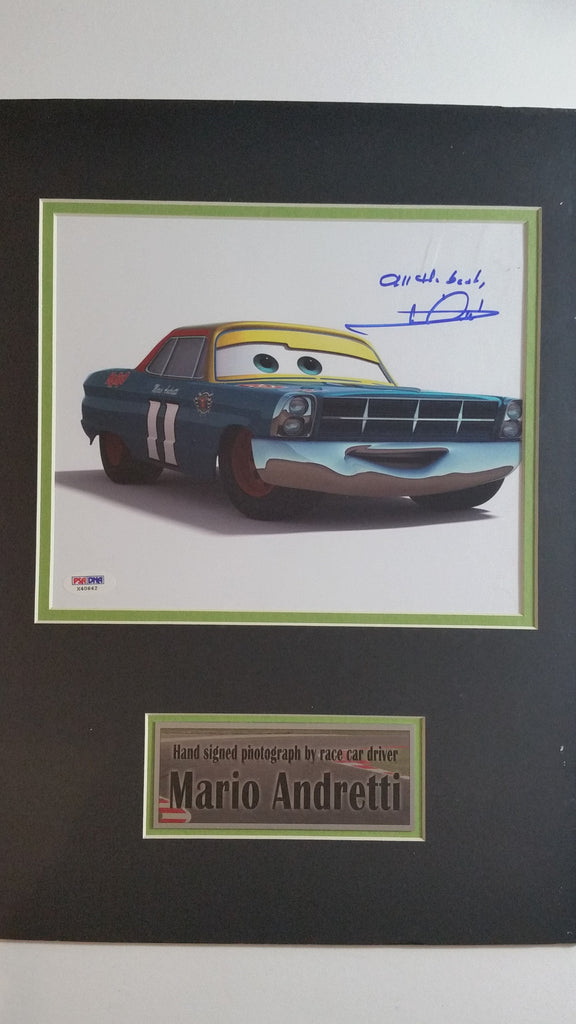 Signed photo of Mario Andretti