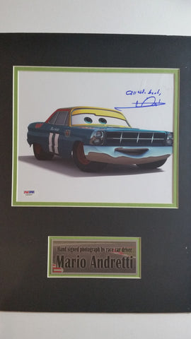 Signed photo of Mario Andretti