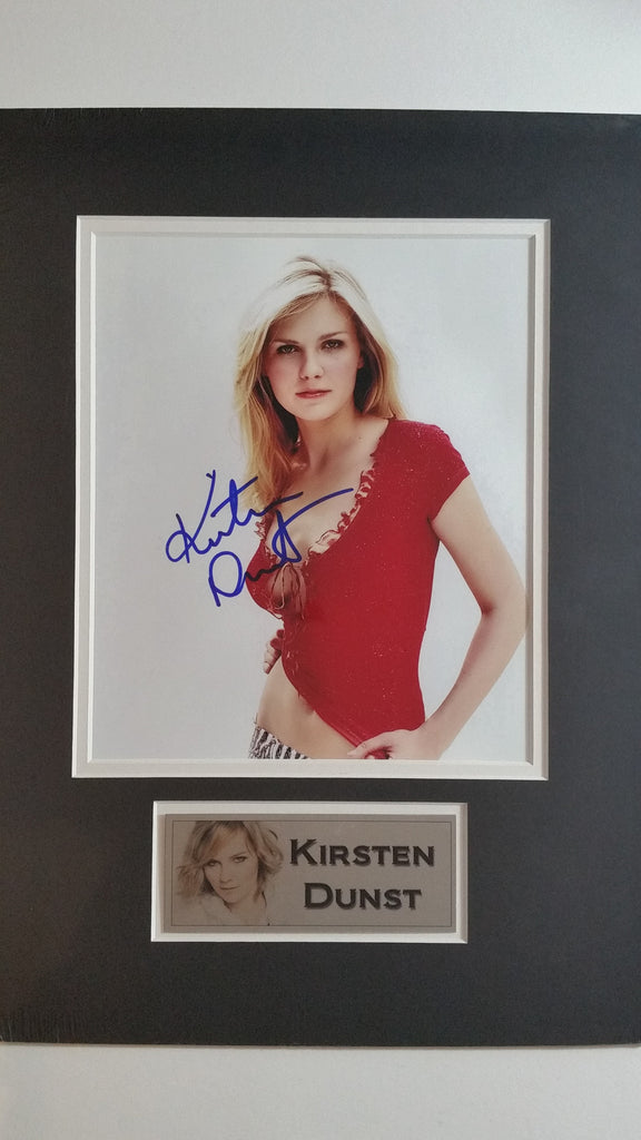 Signed photo of Kirsten Dunst