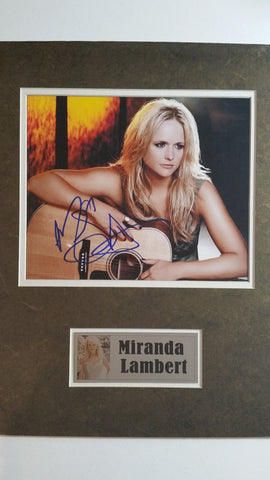 Signed photo of Miranda Lambert