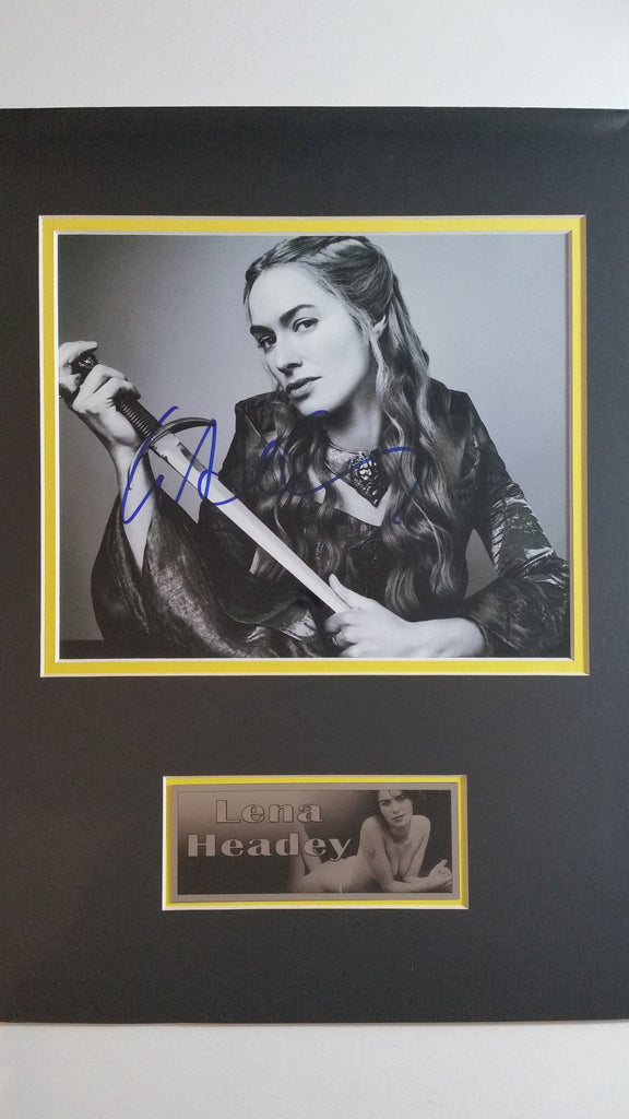 Signed photo of Lena Heady