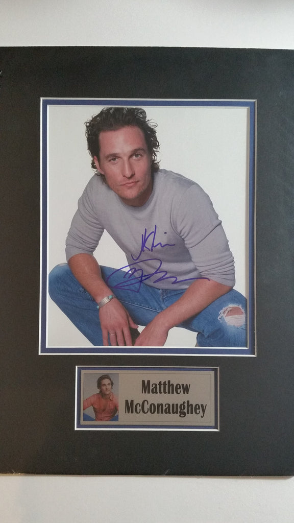 Signed photo of Matthew McConaughey