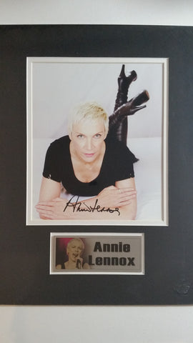 Signed photo of Annie Lennox