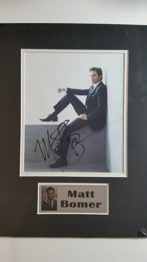 Signed photo of Matt Bomer