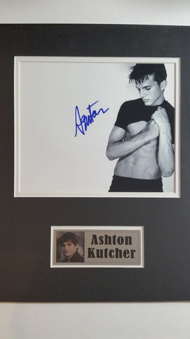 Signed photo of Ashton Kutcher