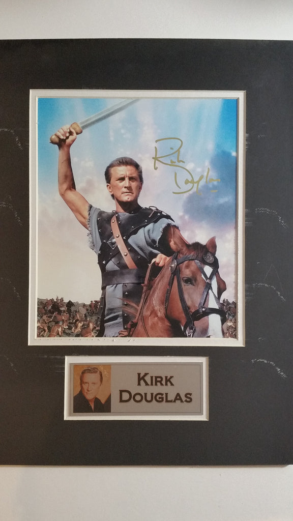 Signed photo of Kirk Douglas