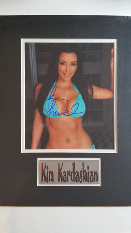 Signed photo of Kim Kardashian