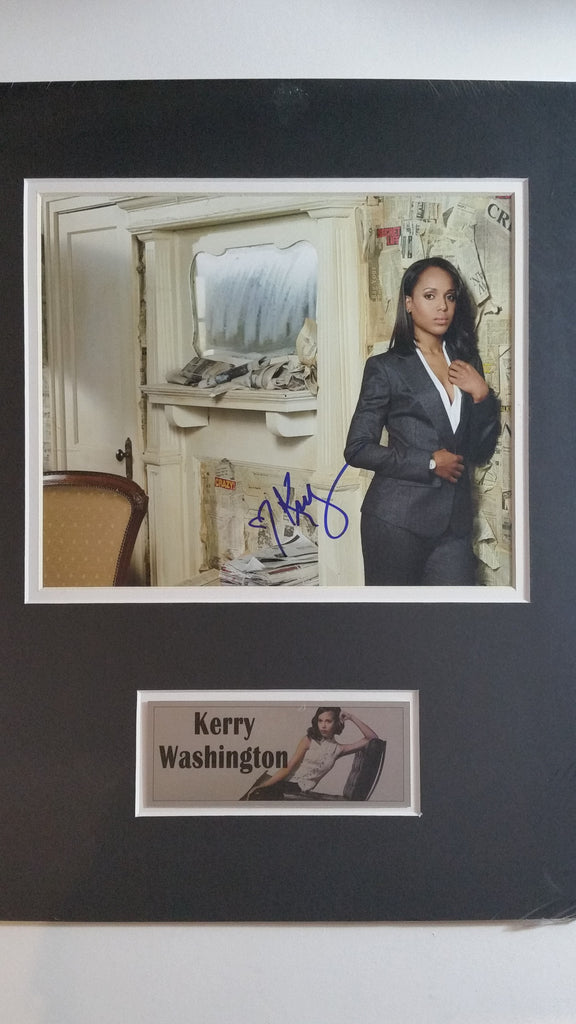 Signed photo of Kerry Washington