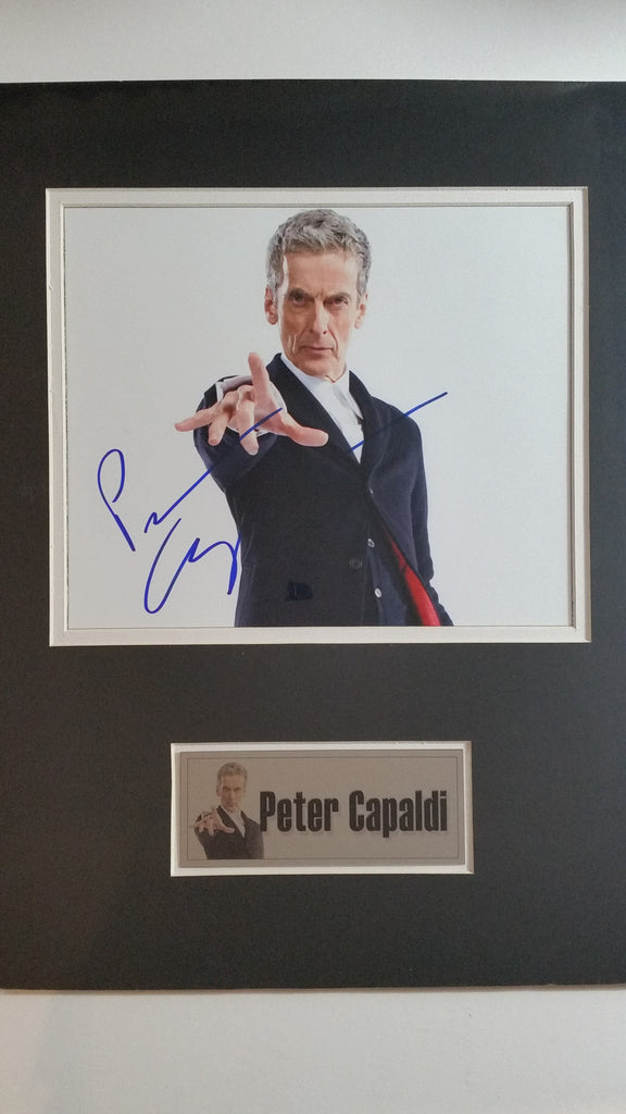 Signed photo of Peter Capaldi