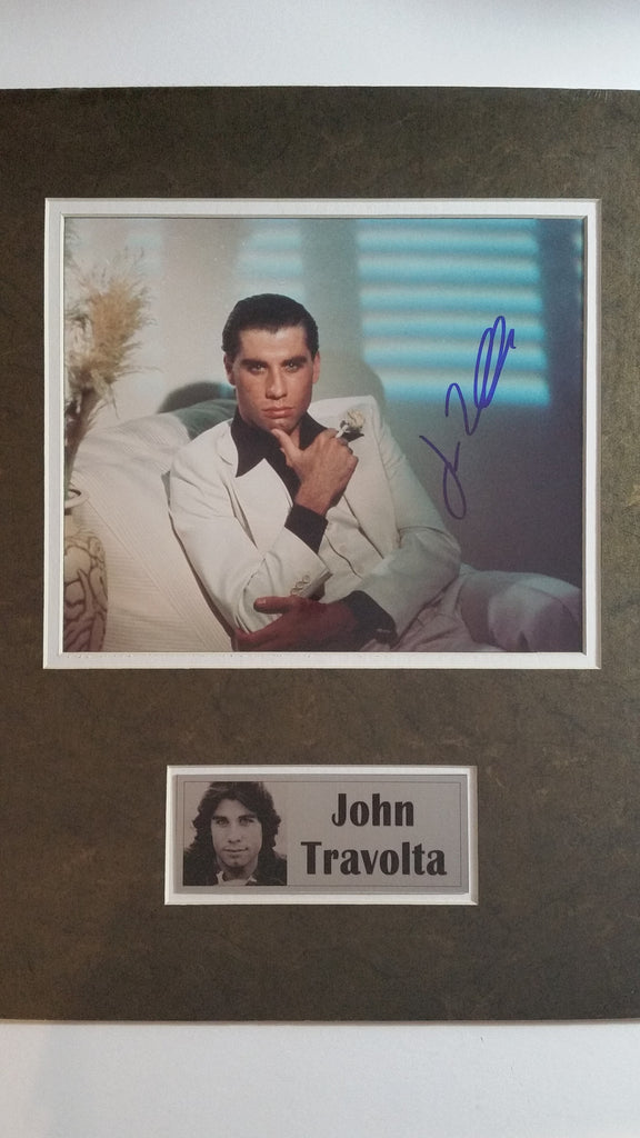 Signed photo of John Travolta