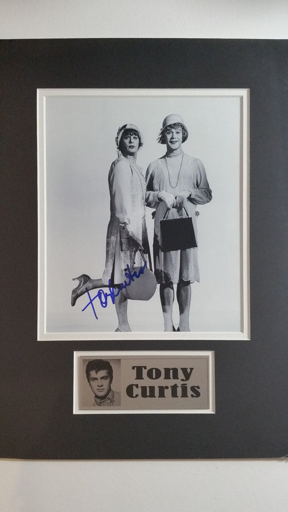 Signed photo of Tony Curtis