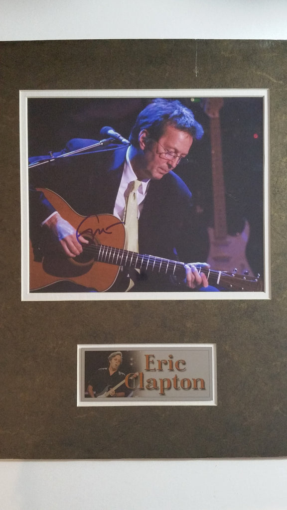 Signed photo of Eric Clapton