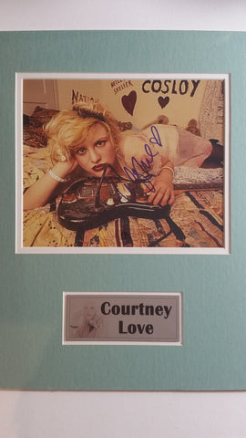 Signed photo of Courtney Love