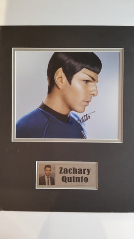 Signed photo of Zachary Quinto