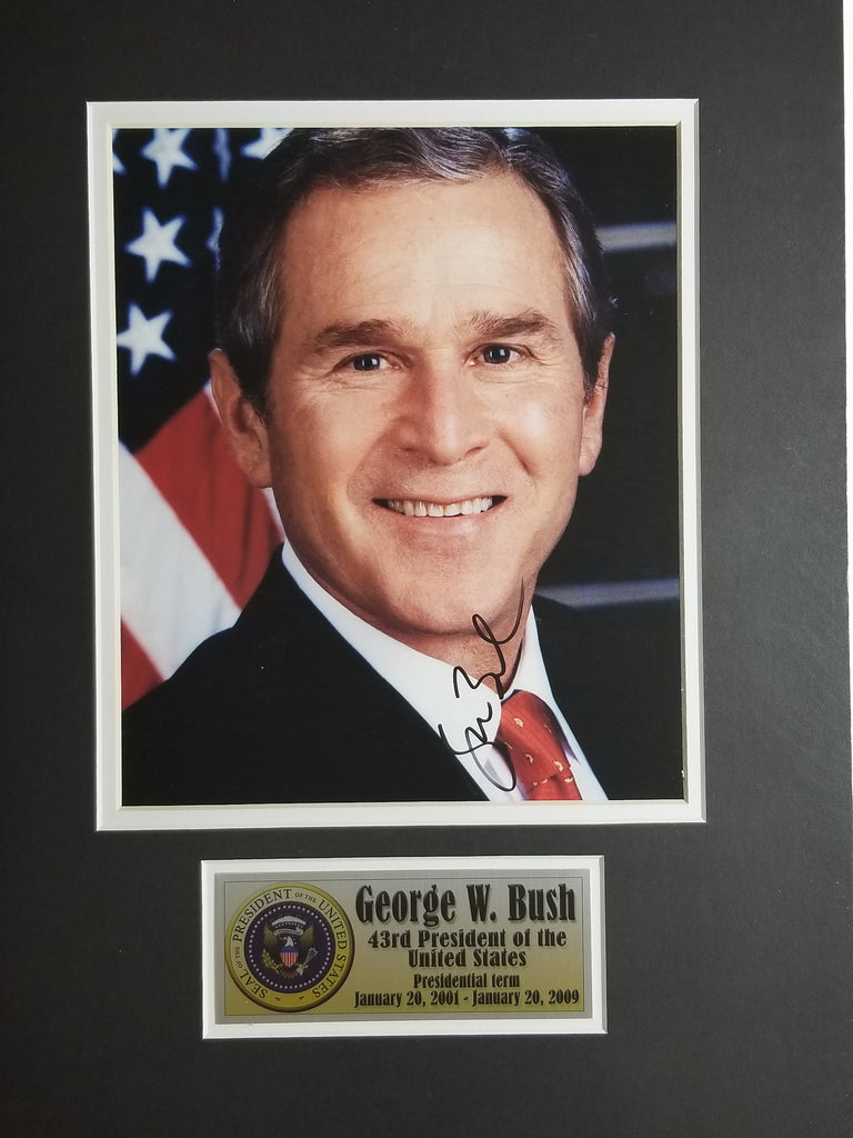 Signed photo of George W Bush