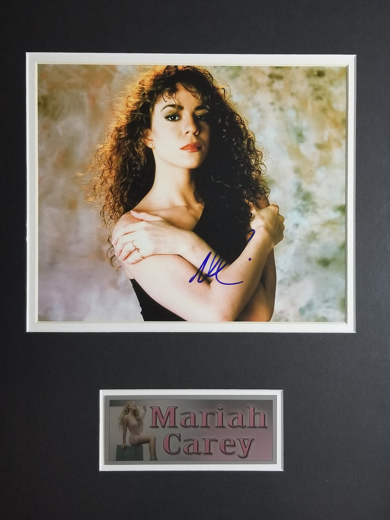 Signed photo of Mariah Carey