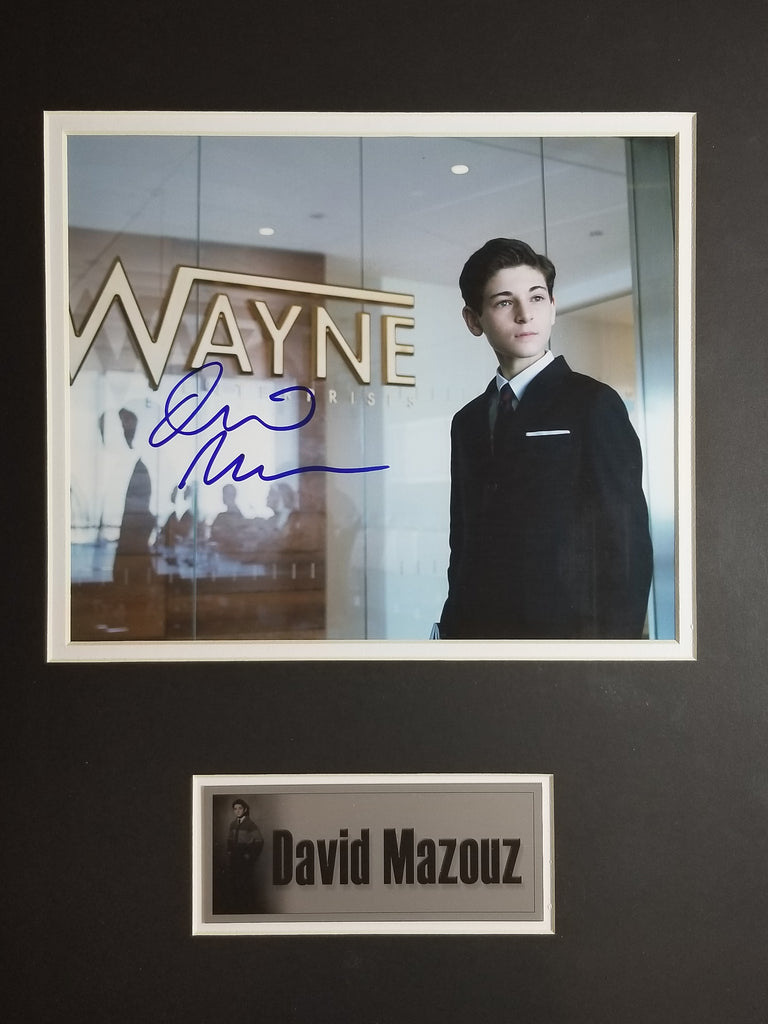 Signed photo of David Mazouz