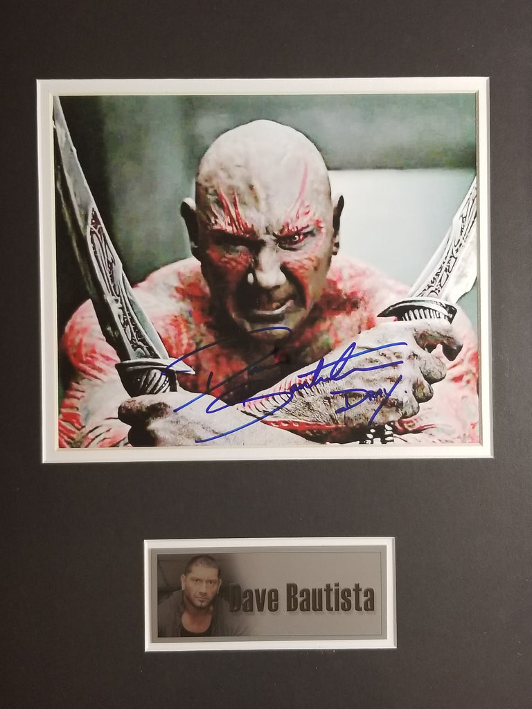 Signed photo of Dave Baustista