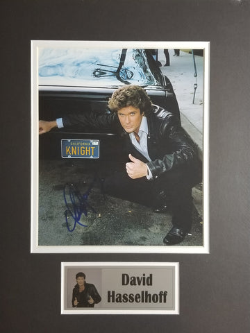 Signed photo of David Hasselhoff