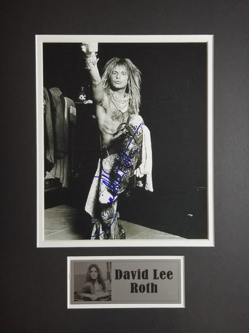 Signed photo of David Lee Roth