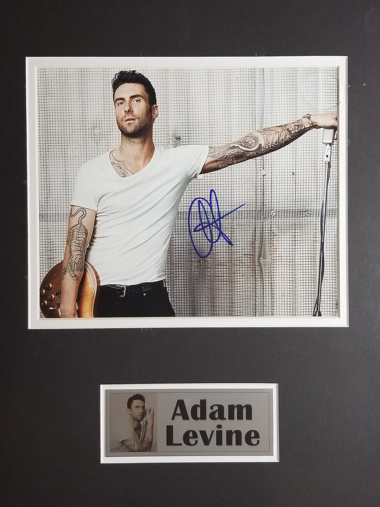 Signed photo of Adam Levine