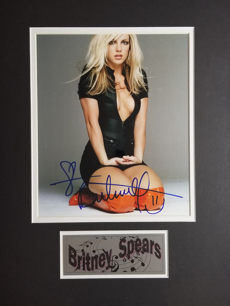 Signed photo of Britney Spears