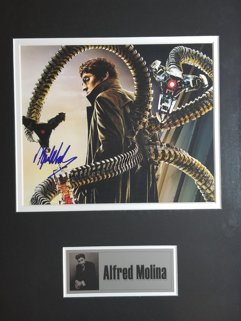 Signed photo of Alfred Molina as Doctor Octopus