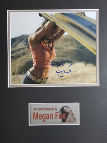 Signed photo of Megan Fox from Transformers