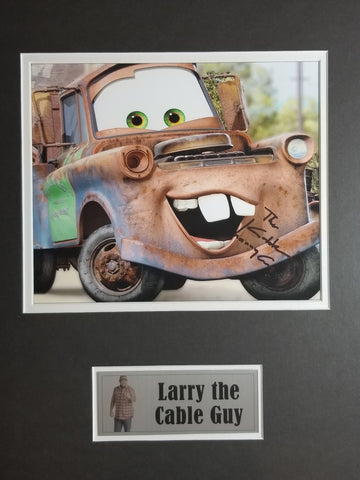 Signed photo of Tow Mater