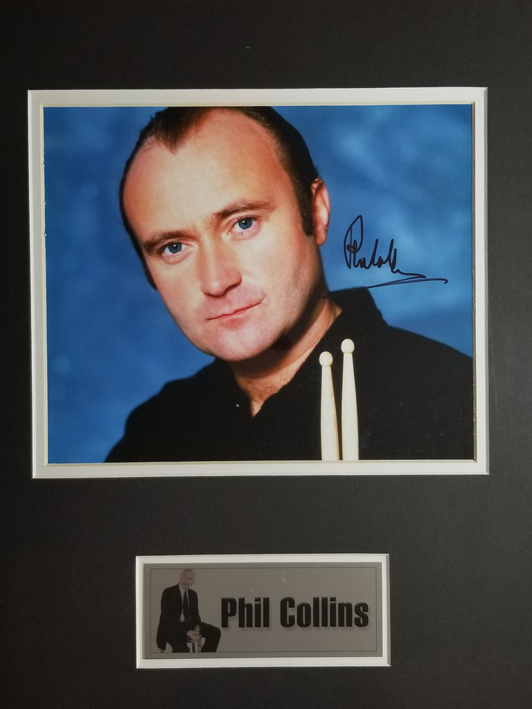 Signed photo of Phil Collins