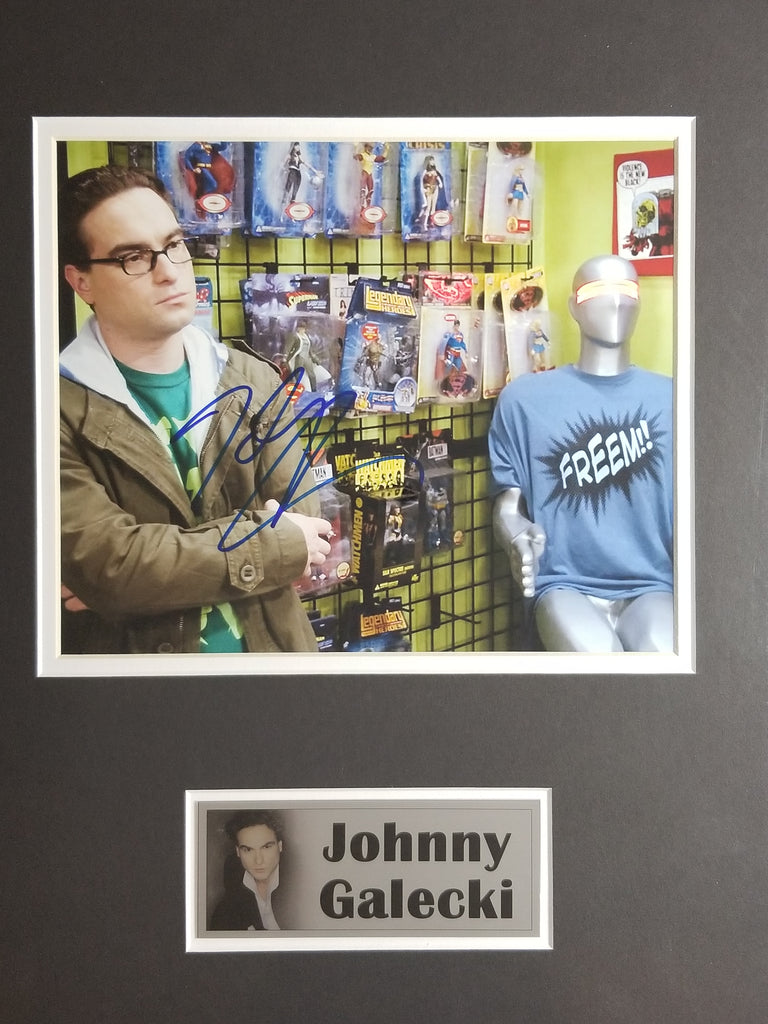 Signed photo of Johnny Galecki from The Big Bang Theory