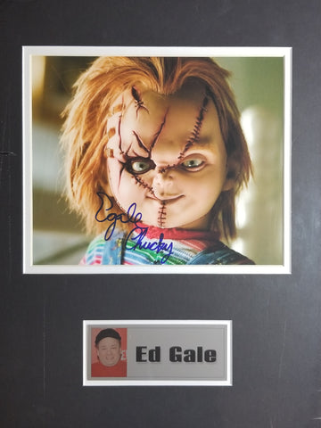 Signed photo of Chucky