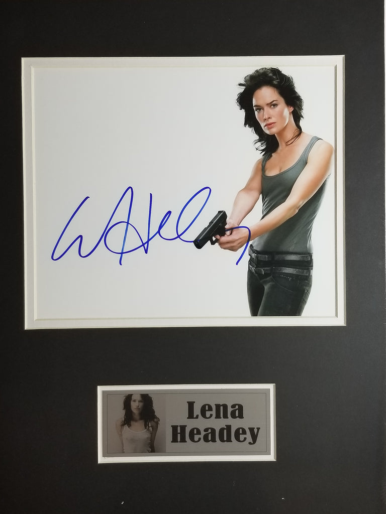Signed photo of Lena Heady as Sarah Connor
