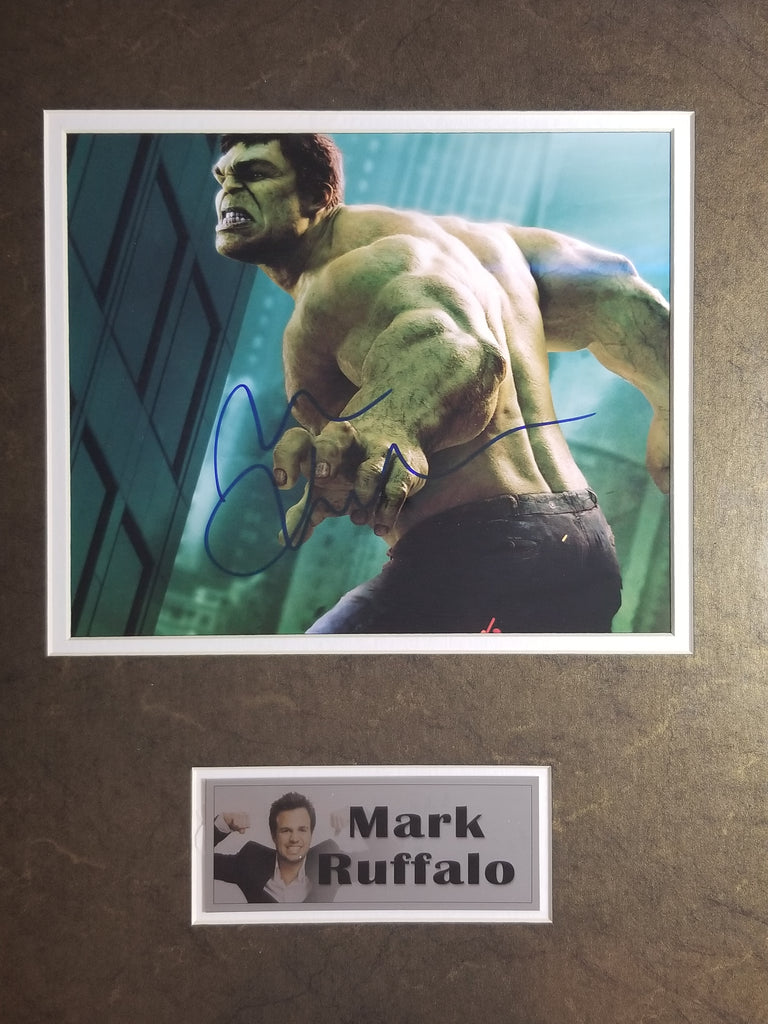 Signed photo of Mark Ruffalo as The Incredible Hulk