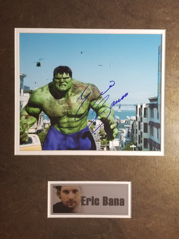 Signed photo of Eric Bana as The Incredible Hulk