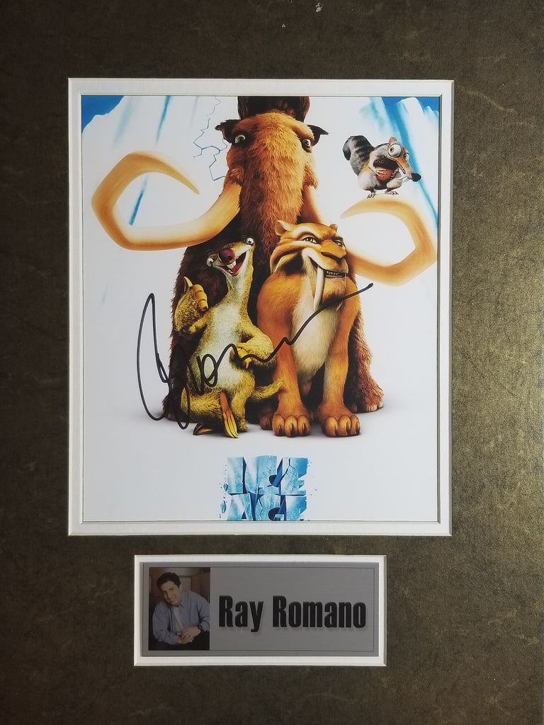 Signed photo of Manny the Mammoth from Ice Age