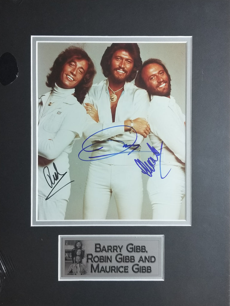 Signed photo of the Bee Gees