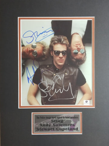 Signed photo of The Police