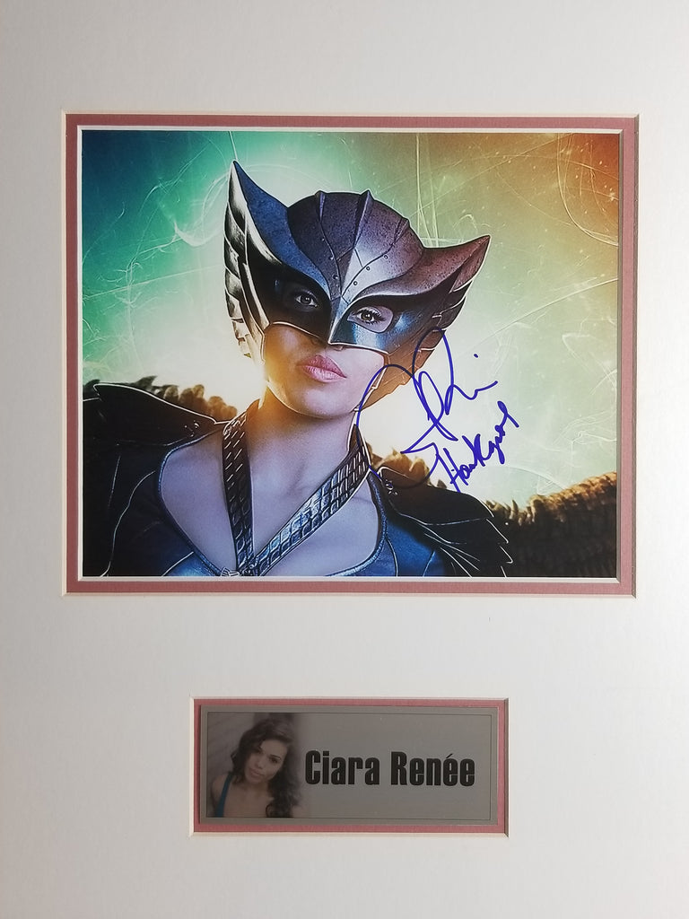 Signed photo of Ciara Renee as Hawkgirl