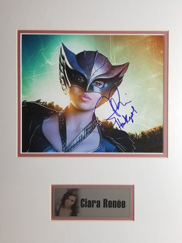 Signed photo of Ciara Renee as Hawkgirl