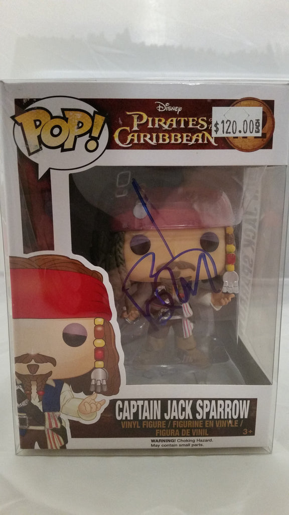 Signed Vinyl Pop of Captain Jack Sparrow